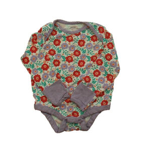 Coolibar Girls Purple | Red Floral Onesie size: 3-6 Months